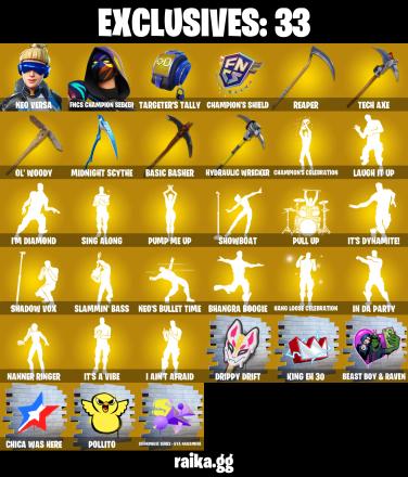 331 SKINS ✨ Renegade Raider ✨ Neo Versa ✨ FNCS Champion Seeker ✨ The Imagined ✨ The Cube Queen ✨ Predator ✨ Oro ✨ Mizuki ✨ 1150 V-Bucks (PC/PSN/XBOX) PARENTAL CONTROL — image 1