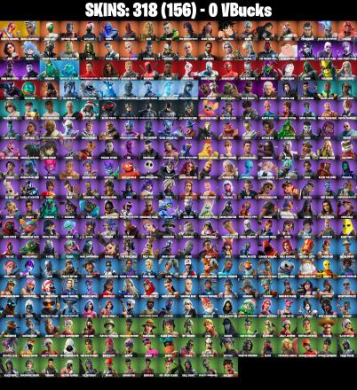 318 SKINS ✨ Renegade Raider ✨ Aerial Assault Trooper ✨ Dummy Supreme ✨ Recon Champion ✨ Backlash ✨ Optimus Prime ✨ Catalyst ✨ Fusion ✨ 0 V-Bucks (PC/PSN/XBOX) PARENTAL CONTROL — image 3
