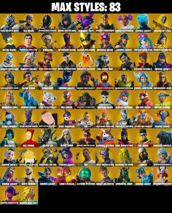 228 SKINS 💙 Renegade Raider 💙 Unchained Ramirez 💙 Game Knight 💙 Valeria 💙 Peter Griffin 💙 Joltara 💙 Red Knight 💙 200 V-Bucks (PC/PSN/XBOX) PARENTAL CONTROL — image 7