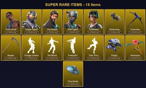 ๐ฎ 100 Skins ๐ 1150 V-Bucks โก Lvl 1425 | Travis Scott | Rogue Agent | The Reaper ๐ 306 Wins โ Fortnite account listing