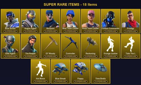 ๐ฎ 101 Skins ๐ 400 V-Bucks โก Lvl 1184 | Blue Striker | Rogue Agent | Warpaint ๐ 222 Wins โ Fortnite account listing