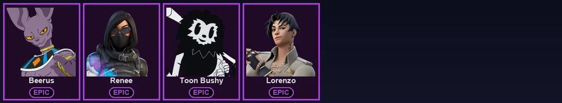 🎮 105 Skins 💎 350 V-Bucks ⚡ Lvl 2259 | Son Goku | Blaze | Malik 🏆 146 Wins — image 3