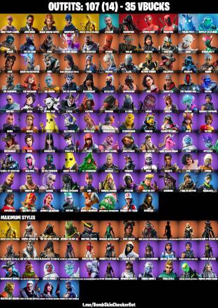 🎆107 SKINS ⚡️PC/PSN/XBOX/NINTENDO⚡️ AXEHAMMER 👑 BLACK WIDOW 👑 OG STW 👑 JOHN WICK 👑 SPIDERMAN 👑 MIDAS (FULLY GOLDEN) 👑 WIDOW'S BITE ⚡️MAIL CHANGEABLE — image 1