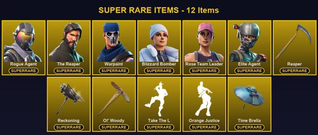 ๐ฎ 107 Skins ๐ 350 V-Bucks โก Lvl 1344 | Rogue Agent | The Reaper | Warpaint ๐ 225 Wins โ image 1