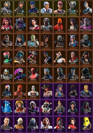 ๐ฎ 107 Skins ๐ 350 V-Bucks โก Lvl 1344 | Rogue Agent | The Reaper | Warpaint ๐ 225 Wins โ image 2