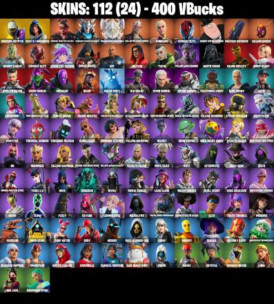 🎆110 SKINS ⚡️PC/PSN/XBOX⚡️ SPIDERMAN (GILDED REALITY) 👑 SPIDERGWEN (STACY) 👑 SURF WITCH 👑 STAR WAND 👑 HARLEY HITTER 👑 AURA ⚡️MAIL CHANGEABLE #L055 — image 2