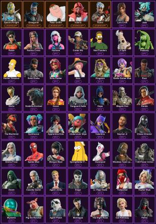🎮 110 Skins 💎 200 V-Bucks ⚡ Lvl 2089 | Lara Croft | Spectra Knight | Omegarok 🏆 277 Wins — image 2