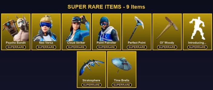 🎮 110 Skins 💎 50 V-Bucks ⚡ Lvl 1653 | Psycho Bandit | Neo Versa | Joltara 🏆 166 Wins — Fortnite account listing