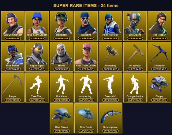 ๐ฎ 113 Skins ๐ 250 V-Bucks โก Lvl 1147 | Sub Commander | Blue Team Leader | Trailblazer ๐ 140 Wins โ image 1