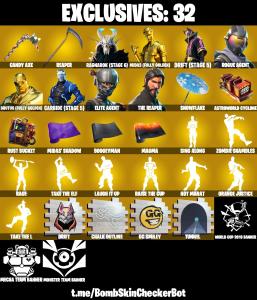 ✅116 Skins✅ The Reaper , Hot Marat , Take The L , Raise The Cup