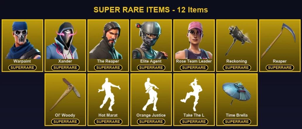🎮 118 Skins 💎 200 V-Bucks ⚡ Lvl 1450 | Warpaint | Xander | The Reaper 🏆 90 Wins — image 1