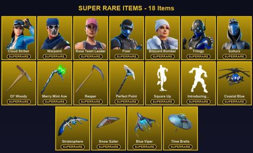 🎮 119 Skins 💎 300 V-Bucks ⚡ Lvl 1927 | Cloud Striker | Warpaint | Rose Team Leader 🏆 292 Wins — Fortnite account listing