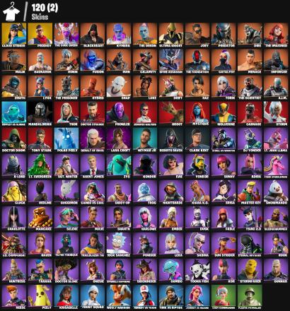 【120 SKINS】 (PC/XBOX) NEYMAR JR | DRIFT | REDLINE | FUSION | ONESIE | RUIN | Y0ND3R | X-LORD | LARA CROFT | RICK SANCHEZ — image 2