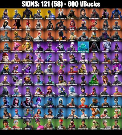 🎆121 SKINS ⚡️PC/PSN/XBOX⚡️ BLUE SQUIRE 👑 OMEGA (STAGE 5) 👑 GLOW 👑 ROGUE AGENT 👑 RAGNAROK (STAGE 6) 👑 CARBIDE (STAGE 5) 👑 CANDY AXE ⚡️MAIL CHANGEABLE #L223 — image 2