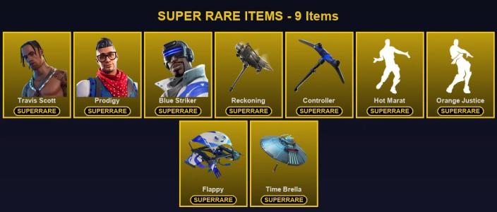 🎮 121 Skins 💎 900 V-Bucks ⚡ Lvl 1190 | Travis Scott | Prodigy | Blue Striker 🏆 276 Wins — Fortnite account listing