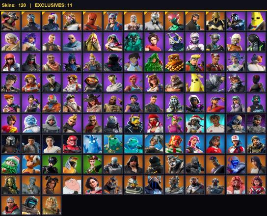 122 SKINS PC/PSN ROGUE SPIDER KNIGHT THE REAPER ELITE AGENT WORLD CUP OMEGA (STAGE 5) BLACKHEART FUSION 800 VB FULL ACCESS — image 1