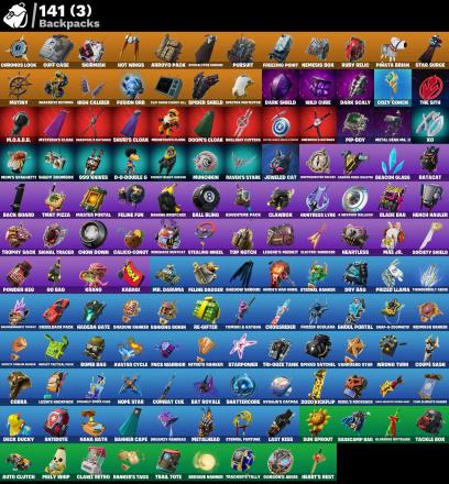 124 skins-[PC/PSN/XBOX] OG STW | Catwoman Comic Book Outfit | Backlash | Hybrid | Omegarok | Wild Card | Era | Hades | Spectra Knight | Sentinel | Rox | Inferno | Zeus | Reaper | Peely  | 1450 VB — image 7