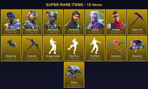 🎮 125 Skins 💎 2200 V-Bucks ⚡ Lvl 949 | Blue Striker | Rogue Agent | Elite Agent 🏆 143 Wins — Fortnite account listing