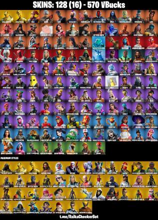 π128 Skins πPC/PSN/XBOXπ Cole π Gold Brutus π Gold Midas π Ronin π Fade π Catalyst π Driftwalker π The Foundation π Omen π Spectra Knight π Omegarok π Luxe π β image 1