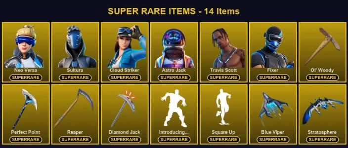 ๐ฎ 135 Skins ๐ 50 V-Bucks โก Lvl 1847 | Neo Versa | Sultura | Cloud Striker ๐ 226 Wins โ Fortnite account listing