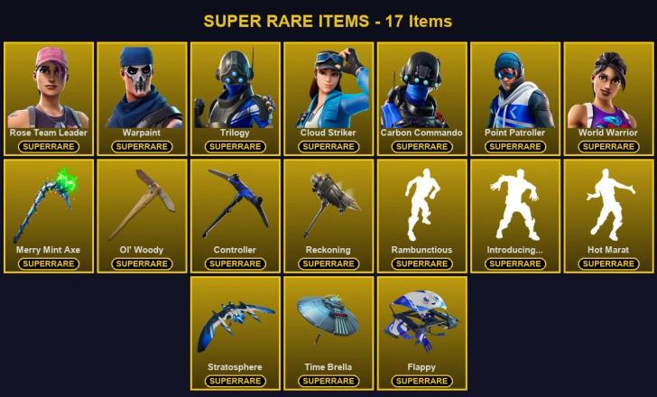 ๐ฎ 136 Skins ๐ 300 V-Bucks โก Lvl 1633 | Rose Team Leader | Warpaint | Trilogy ๐ 257 Wins โ image 1