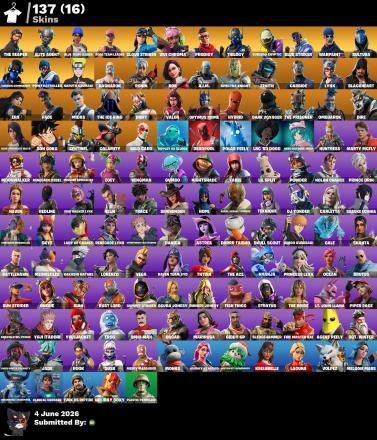 137 skins | The Reaper + OG STW #2BCB87 — image 1