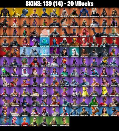 139 SKINS | OG STW | Take The L | Omega (Stage 5) | Gold Midas | Rogue Agent | Crowbar | Take The Elf | Rage | Orange Justice | Tony Stark | [PC/PSN/XBOX] | 20 VB — image 1