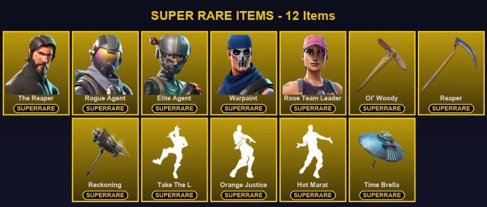 🎮 140 Skins 💎 300 V-Bucks ⚡ Lvl 1909 | The Reaper | Rogue Agent | Elite Agent 🏆 136 Wins — Fortnite account listing