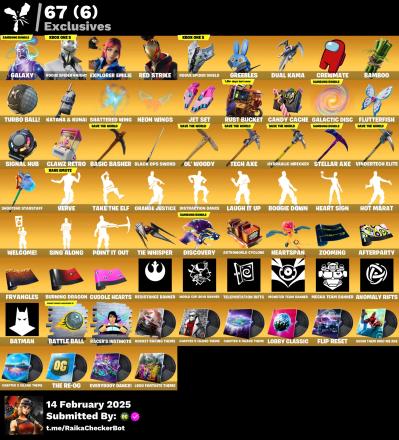 141 SKINS | Galaxy | Rogue Spider Knight | Laugh it Up | Black Ops Sword | Orange Justice — image 8