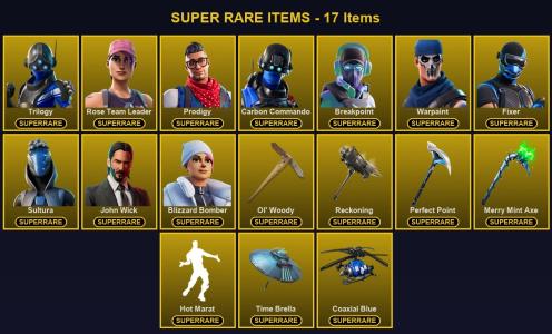 🎮 144 Skins 💎 150 V-Bucks ⚡ Lvl 2401 | Trilogy | Rose Team Leader | Prodigy 🏆 470 Wins — Fortnite account listing