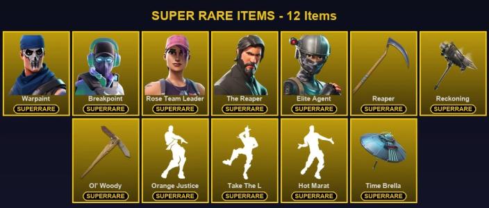 🎮 144 Skins 💎 150 V-Bucks ⚡ Lvl 1457 | Warpaint | Breakpoint | Rose Team Leader 🏆 279 Wins — Fortnite account listing