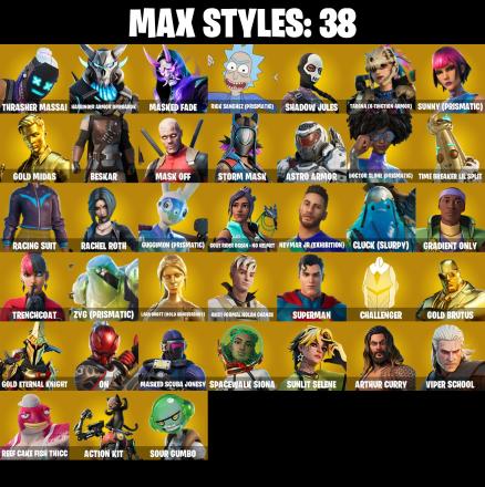 148 SKINS π Gold Midas π Gold Brutus π Major Glory π Keri Commander π Joey π Predator π Kymera π Spectra Knight π 850 VB (PC/PSN/XBOX) PARENTAL CONTROL β image 3