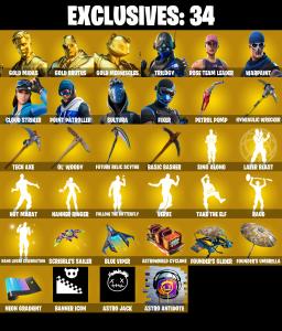 148 SKINS 💙 Gold Midas 💙 Gold Brutus 💙 Gold Meowscles 💙 Trilogy 💙 Cloud Striker 💙 Point Patroller 💙 Sultura 💙 900 V-Bucks (PC/PSN/XBOX) PARENTAL CONTROL — Fortnite account listing
