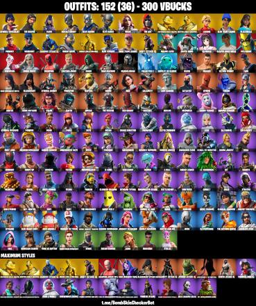 152 Skins|Sparkle Specialist,Floss,Royale Knight,Blue Squire,The Reaper,Laugh It Up,Hot Marat,Glow,OG STW,Elite Agent,Take The L,Rambunctious,Take The Elf,Wilde — image 1