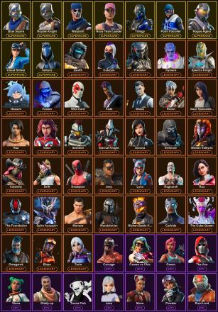 ๐ฎ 155 Skins ๐ 550 V-Bucks โก Lvl 2658 | Blue Squire | Royale Knight | Warpaint ๐ 126 Wins โ image 2