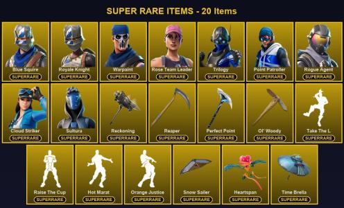 🎮 155 Skins 💎 550 V-Bucks ⚡ Lvl 2658 | Blue Squire | Royale Knight | Warpaint 🏆 126 Wins — Fortnite account listing