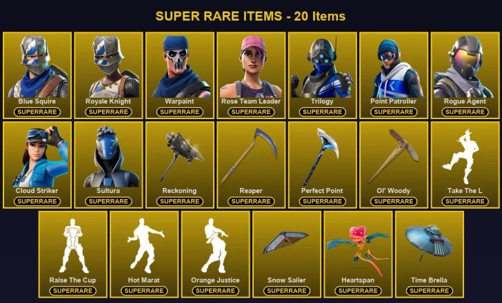 ๐ฎ 155 Skins ๐ 550 V-Bucks โก Lvl 2658 | Blue Squire | Royale Knight | Warpaint ๐ 126 Wins โ image 1
