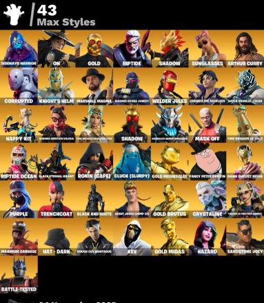 157 skins[PC/PSN/XBOX] Unchained Ramirez | Game Knight | Rogue Spider Knight | Gold Meowscles | Gold Brutus | Gold Midas | Game Knight | Unchained Ramirez | Zero | Joey | Eternal Knight | Kor | Lara Croft — image 2