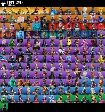 157 skins[PC/PSN/XBOX] Unchained Ramirez | Game Knight | Rogue Spider Knight | Gold Meowscles | Gold Brutus | Gold Midas | Game Knight | Unchained Ramirez | Zero | Joey | Eternal Knight | Kor | Lara Croft — image 1