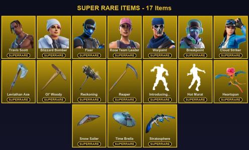 🎮 157 Skins 💎 300 V-Bucks ⚡ Lvl 1714 | Travis Scott | Blizzard Bomber | Fixer 🏆 264 Wins — Fortnite account listing