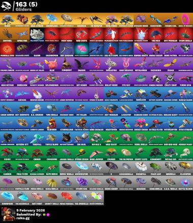 159 SKINS | BLACK KNIGHT | FLOSS | SPARKLE SPECIALIST | ROYALE KNIGHT | LARA CROFT | THE REAPER | REAPER | OG STW | 650v — image 6