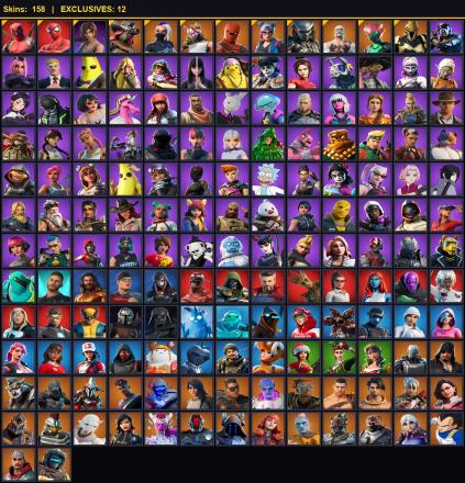 160 SKINS |PC/PSN/XBOX| GOLD BRUTUS GOLD MIDAS TART TYCOON FIXER LYNX FUSION ENFORCER GEAR SPECIALIST MAYA MENACE 400 VB — image 1