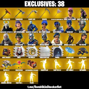 ✅160 Skins✅ Floss , Royale Knight , Blue Squire , The Reaper