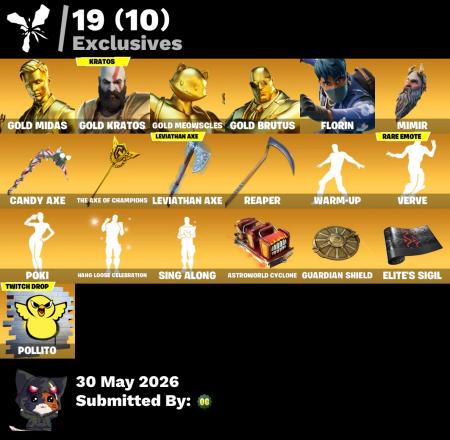 177 skins | Leviathan Axe + Gold Midas #FA1389 — image 2