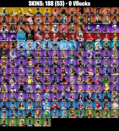 🎆188 SKINS ⚡️PC/PSN/XBOX/NINTENDO⚡️ RAGE 👑 EON 👑 ROGUE SPIDER KNIGHT 👑 OG STW 👑 SPIDERMAN 👑 MIDAS (FULLY GOLDEN) 👑 RAGNAROK (STAGE 6) ⚡️MAIL CHANGEABLE #L024 — image 2