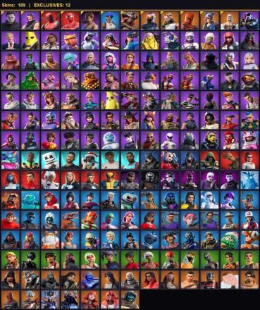 191 SKINS |PC/PSN/XBOX| BLUE TEAM LEADER GOLD BRUTUS GOLD MIDAS THE CHAMPION TART TYCOON FIXER HAVOC SUBZERO CRYPTIC 760 VB — image 1