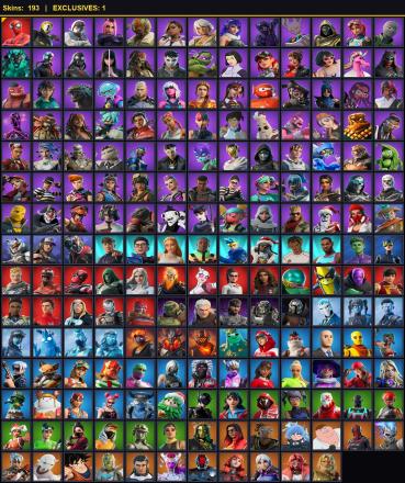 193 SKINS |PC/PSN/XBOX| REAPER | ZEUS | SNAP | RONIN | SON GOKU | VALERIA | THE IMAGINED | THE FOUNDATION | SPECTRA KNIGHT | 110 VB — image 1