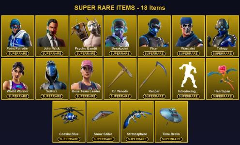 🎮 198 Skins 💎 350 V-Bucks ⚡ Lvl 1184 | Point Patroller | John Wick | Psycho Bandit 🏆 88 Wins — Fortnite account listing