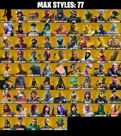 206 SKINS ✨ Gold Brutus ✨ Gold Midas ✨ WORLD CUP ✨ Catalyst ✨ Ruin ✨ Blackheart ✨ The Imagined ✨ Joey ✨ Sorana ✨ 200 VB (PC/PSN/XBOX) — image 3