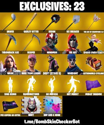 ✅208 Skins✅ Hot Marat , OG STW , Rambunctious , Throwback Axe — image 1